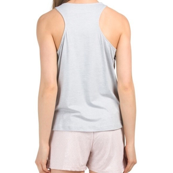 Rae Dunn 2pc Be Kind Racerback Tank & Shorts Set Size L - Picture 2 of 7